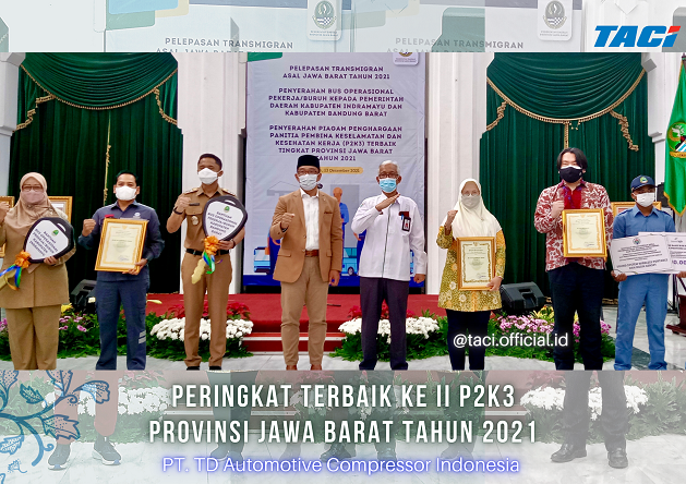 P2K3 (Panitia Pembina Keselamatan Kesehatan Kerja) se Provinsi Jawa Barat Tahun 2021